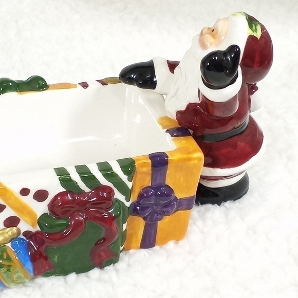 Royal Doulton Candy Cracker Santa Clause Serving Dish - Picture 9 of 10